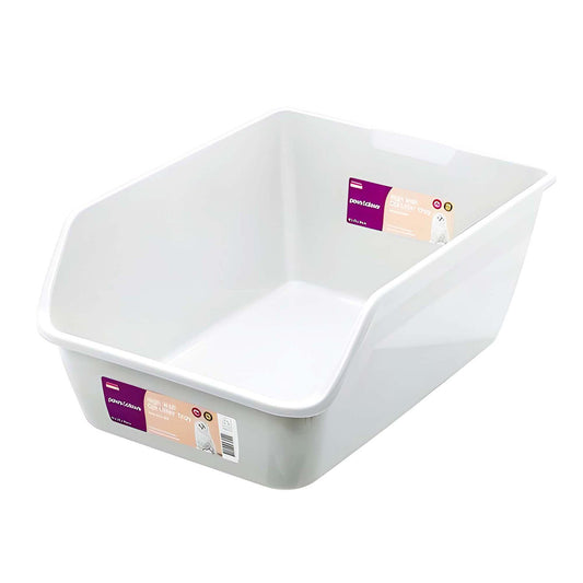 DEEP CAT LITTER TRAY GREY