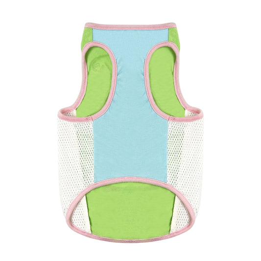 PUPPY DOG CLOTHING SERIES MY MELODY SPORT TANK GREEN & MINT