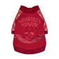 PUPPY DOG CLOTHING SERIES KANSAS 1888 SKULL SLEEVED RED