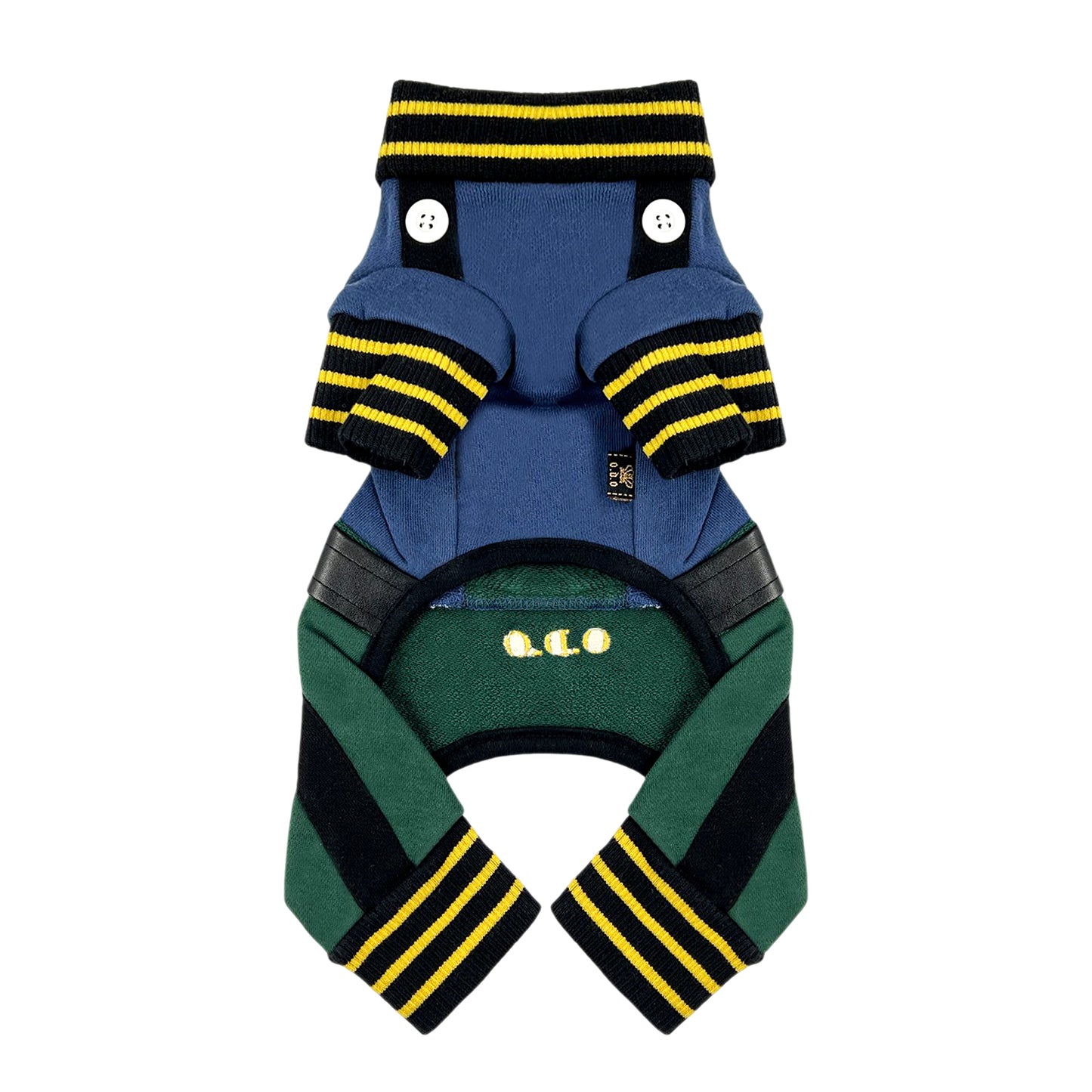 PUPPY DOG CLOTHING SERIES BRITISH SOLDIER UNIFORM BLUE & GREEN