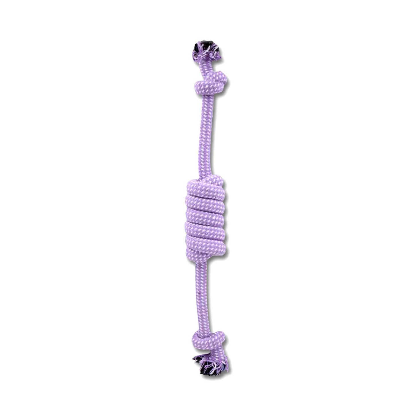 KNOTTED ROPE TUG DOG TOY - COTTON CANDY SERIES 3 COLOURS