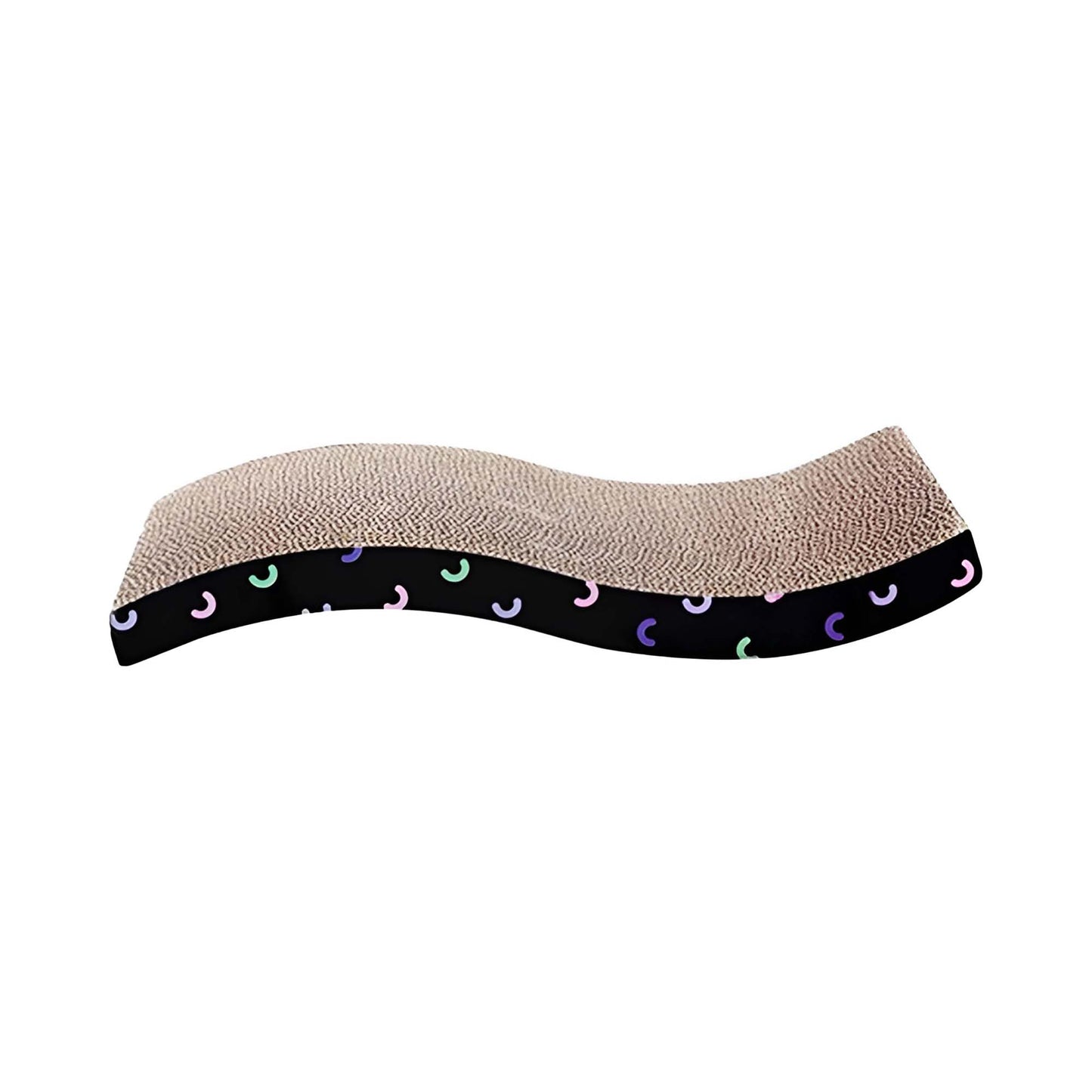 WAVY CAT SCRATCH PAD WITH CATNIP