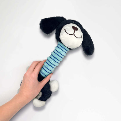 SQUEAKY DOG TOYS PUPPY PET LONG NECK BEAR & LONG NECK DOG