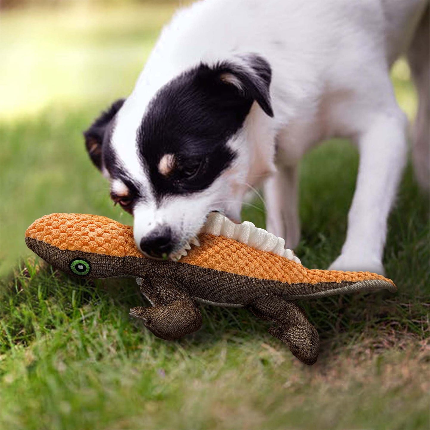 SQUEAKY DOG TOYS PUPPY PET LIZARD 2 COLOURS