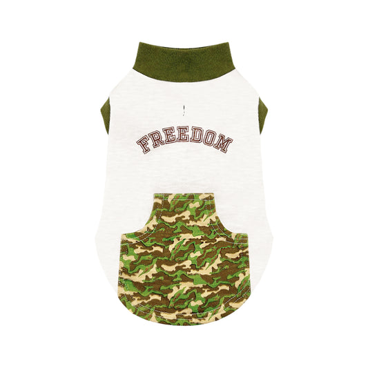 PUPPY DOG CLOTHING SERIES CAMOUFLAGE GREEN