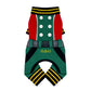 PUPPY DOG CLOTHING SERIES BRITISH SOLDIER UNIFORM RED & GREEN