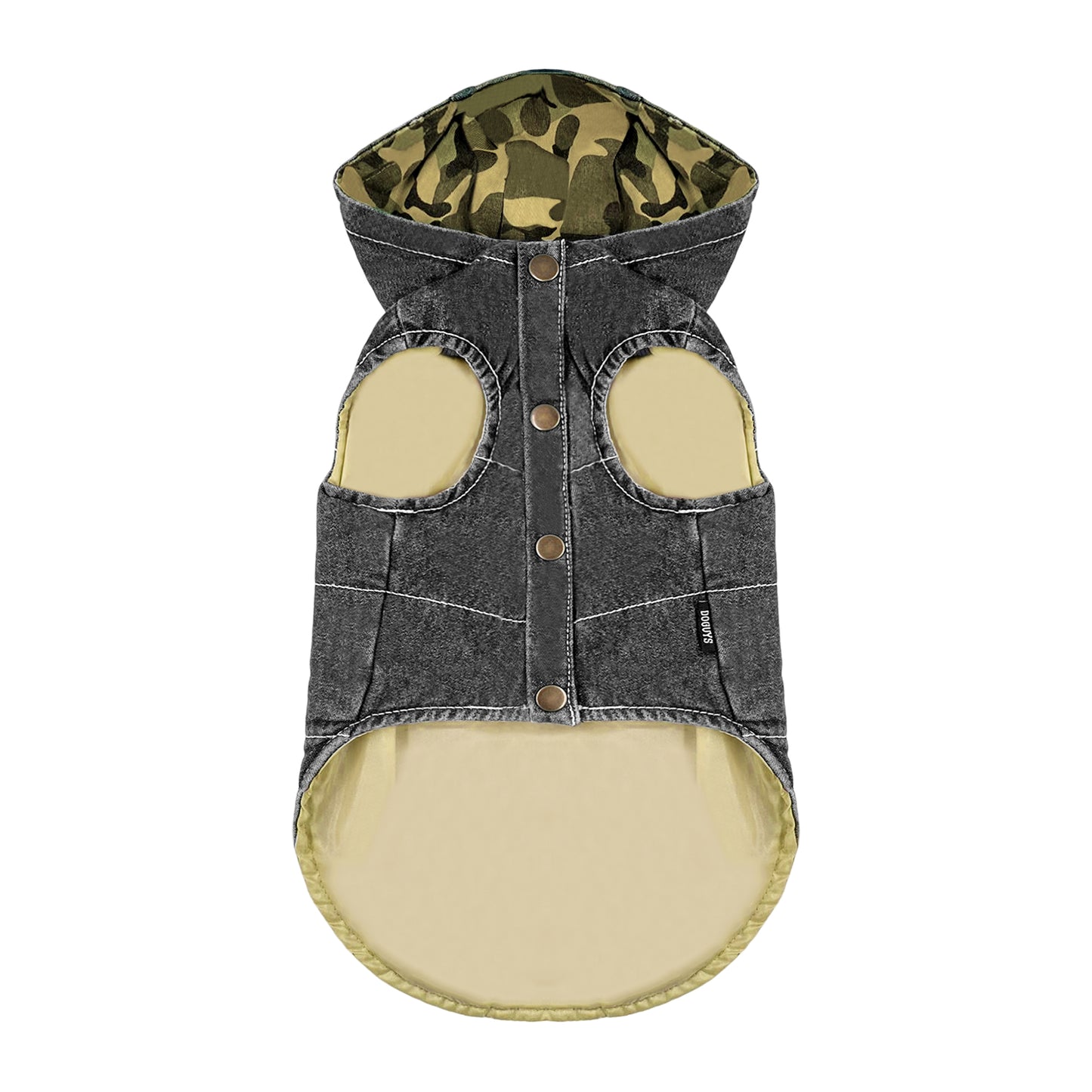 PUPPY DOG CLOTHING SERIES CAMOU DEMIN DG.ARMY GREY