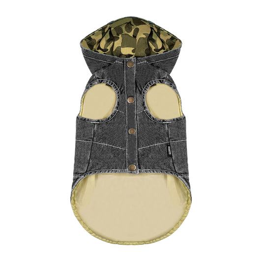 PUPPY DOG CLOTHING SERIES CAMOU DEMIN DG.ARMY GREY