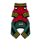 PUPPY DOG CLOTHING SERIES BRITISH SOLDIER UNIFORM RED & GREEN