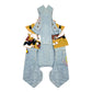 PUPPY DOG CLOTHING SERIES CAMOU DENIM JUMPSUIT MUSTARD