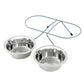 DOUBLE PET BOWL STAINLESS STEEL WITH STAND