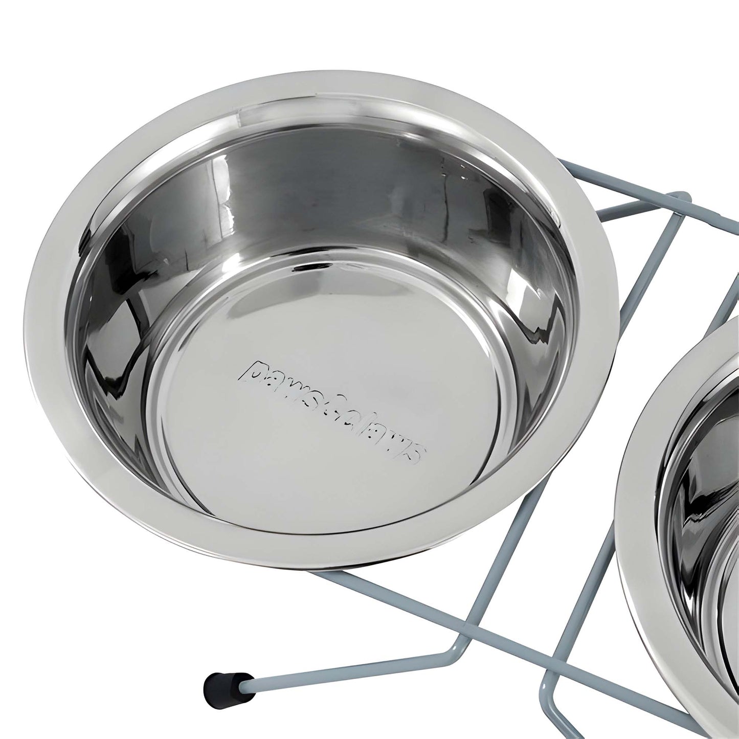 DOUBLE PET BOWL STAINLESS STEEL WITH STAND