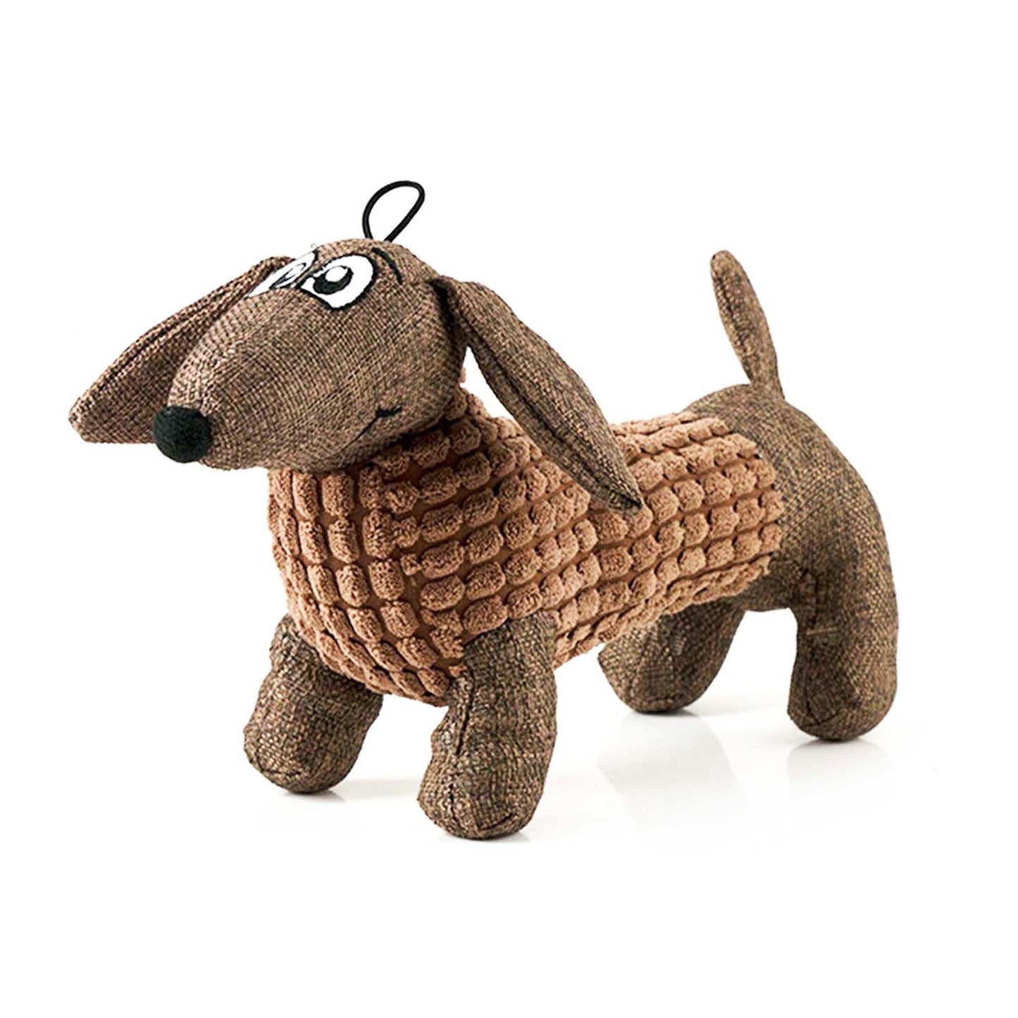 SQUEAKY DOG TOYS PUPPY PET DACHSHUND