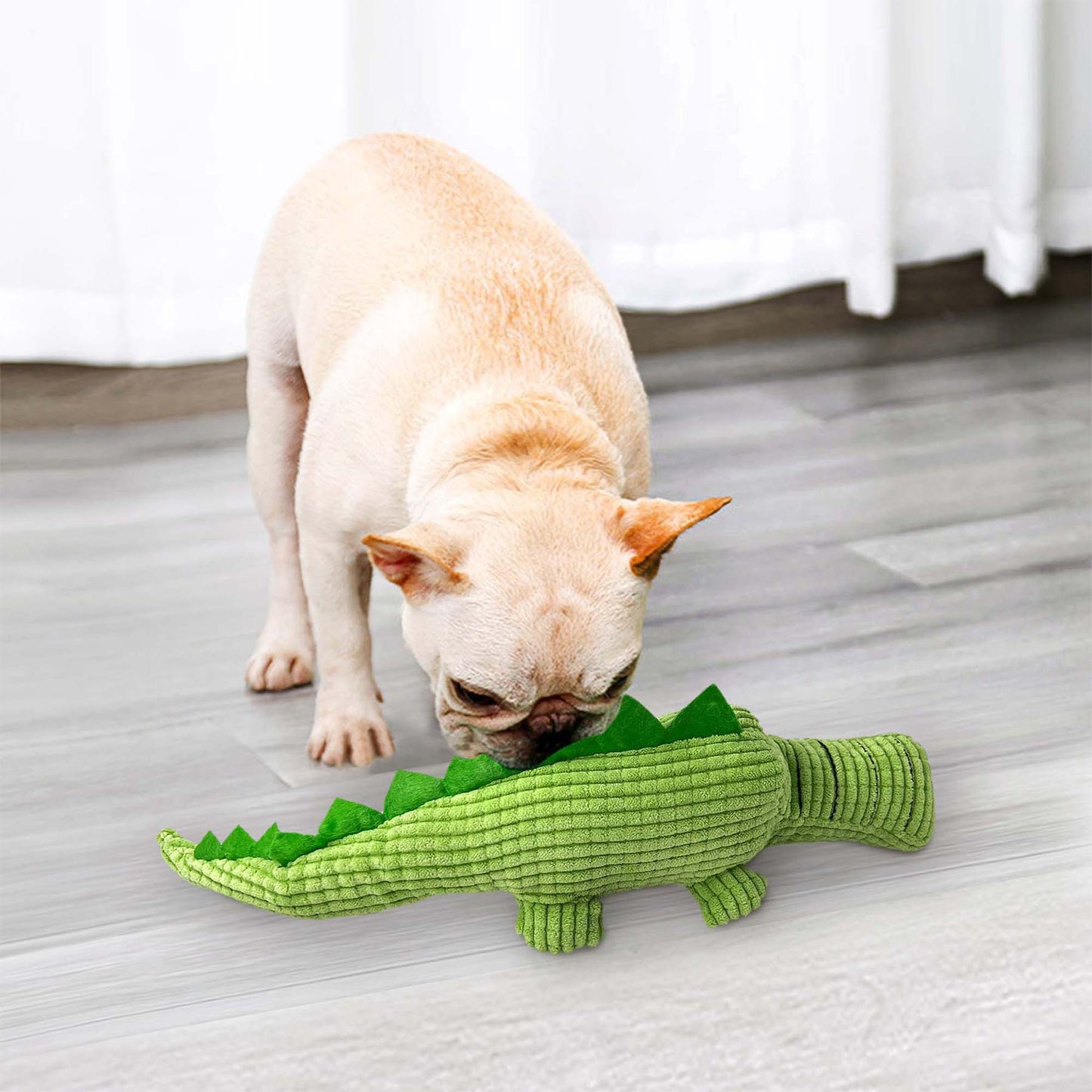 SQUEAKY DOG TOYS PUPPY PET CROCODILE