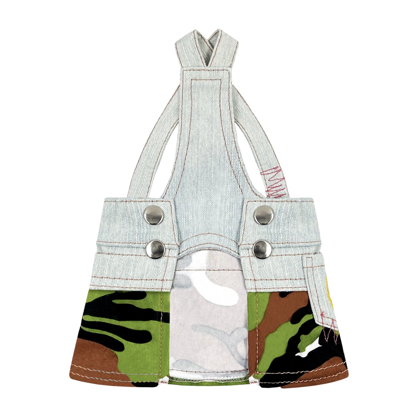 PUPPY DOG CLOTHING SERIES CAMOU DENIM SKIRT GREEN