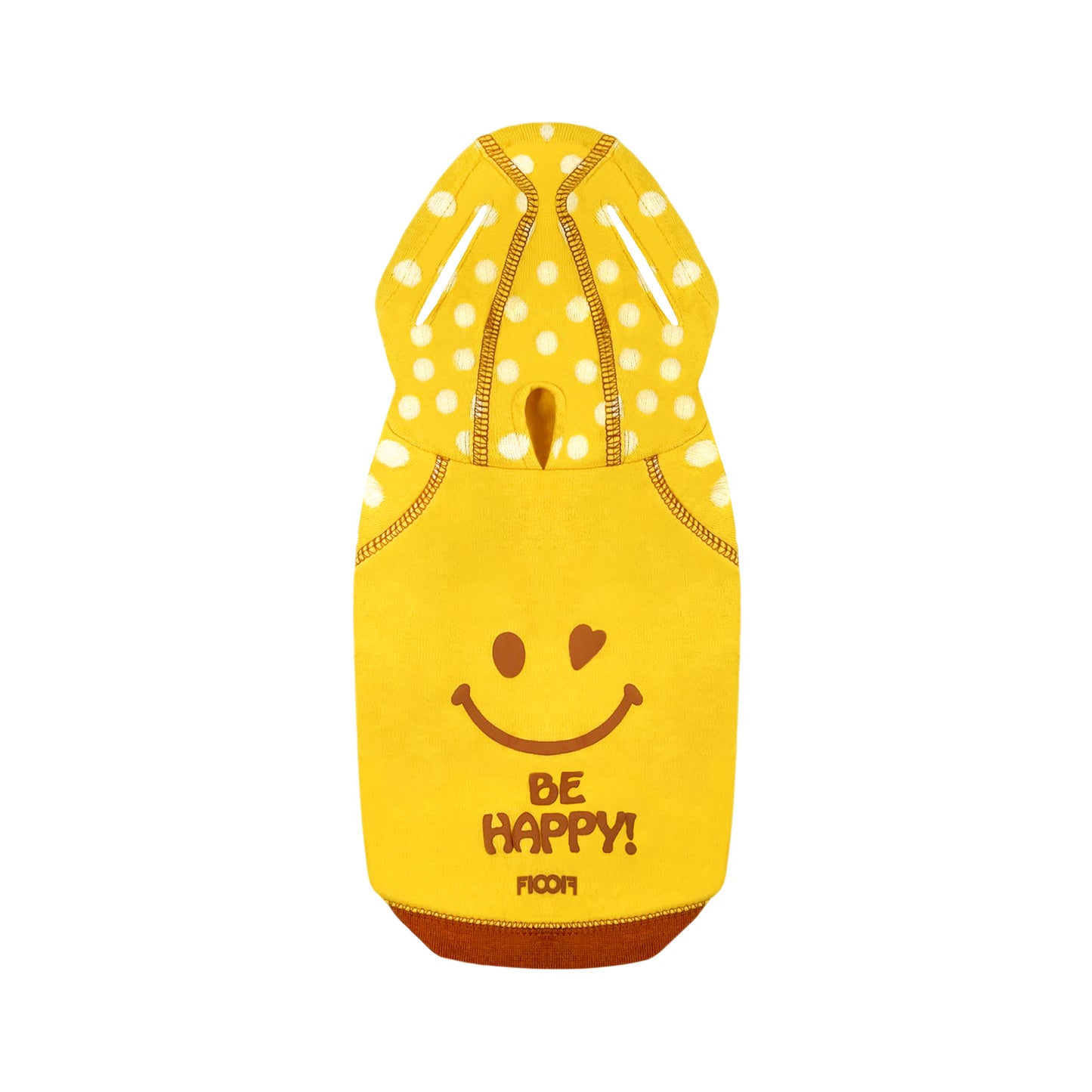 PUPPY DOG CLOTHING SERIES HAPPY SMILEY YELLOW