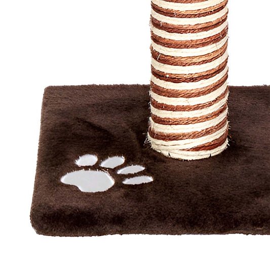 CAT SCRATCHING POST KITTEN SCRATCHER TREE FURNITURE GYM BASE WITH MOUSE TOY