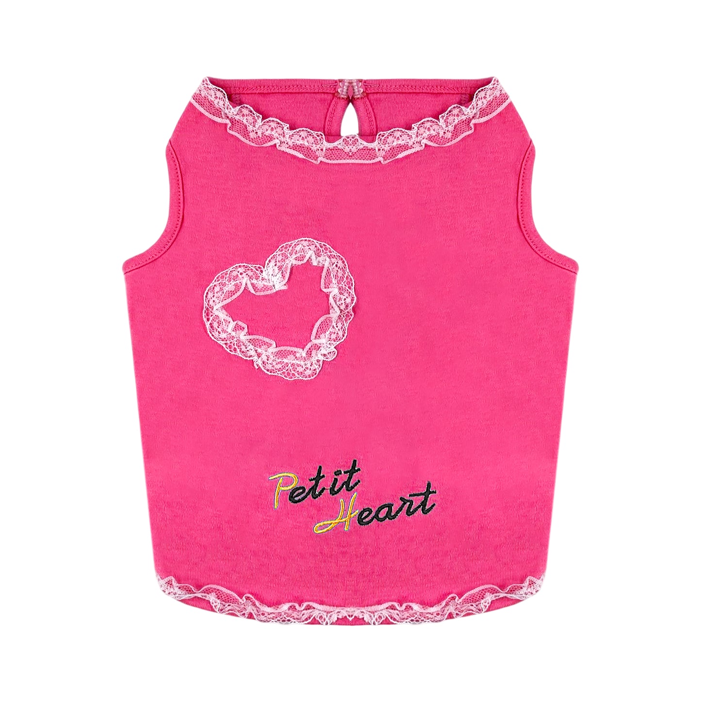 PUPPY DOG CLOTHING SERIES PETIT HEART HOT PINK