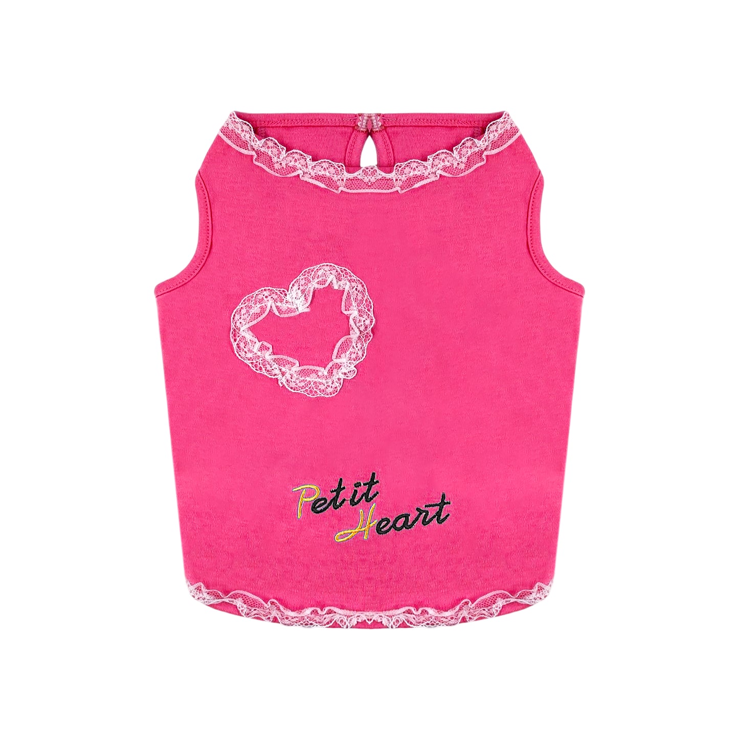 PUPPY DOG CLOTHING SERIES PETIT HEART HOT PINK