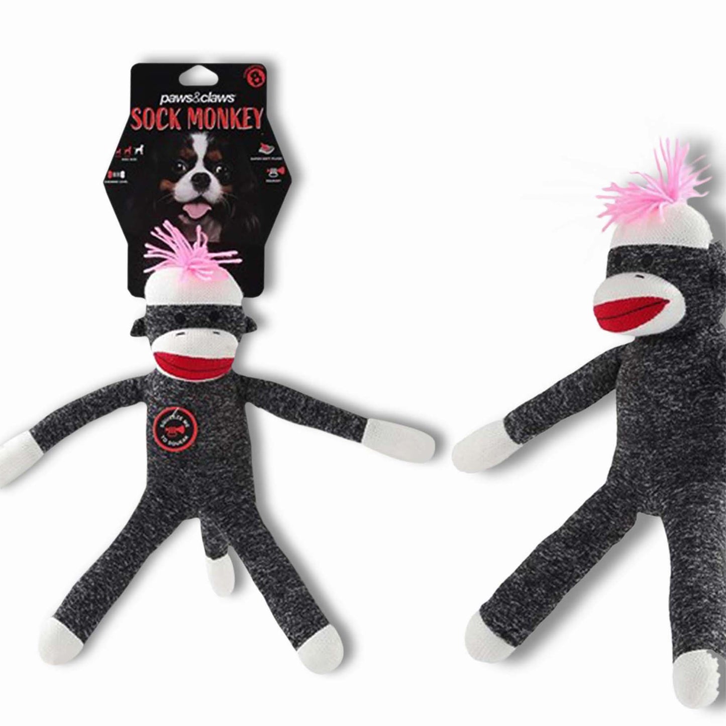 SOCK MONKEY PLUSH