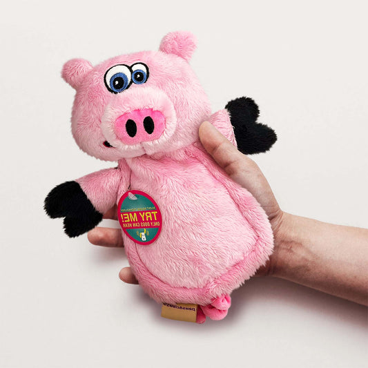 DOGGY EARS ULTRASONIC PLUSH PIG