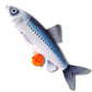 PLUSH FISH SURPRISE TOY BLUE