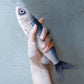 PLUSH FISH SURPRISE TOY BLUE