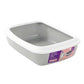 CAT LITTER TRAY WITH RIM