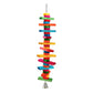 PARROT WOOD SPIRAL CHEW TOY WITH BELL