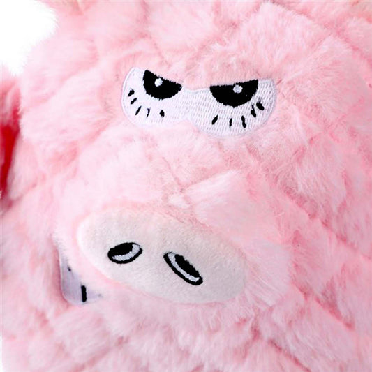 ANGRY ANIMALS PLUSH PIG