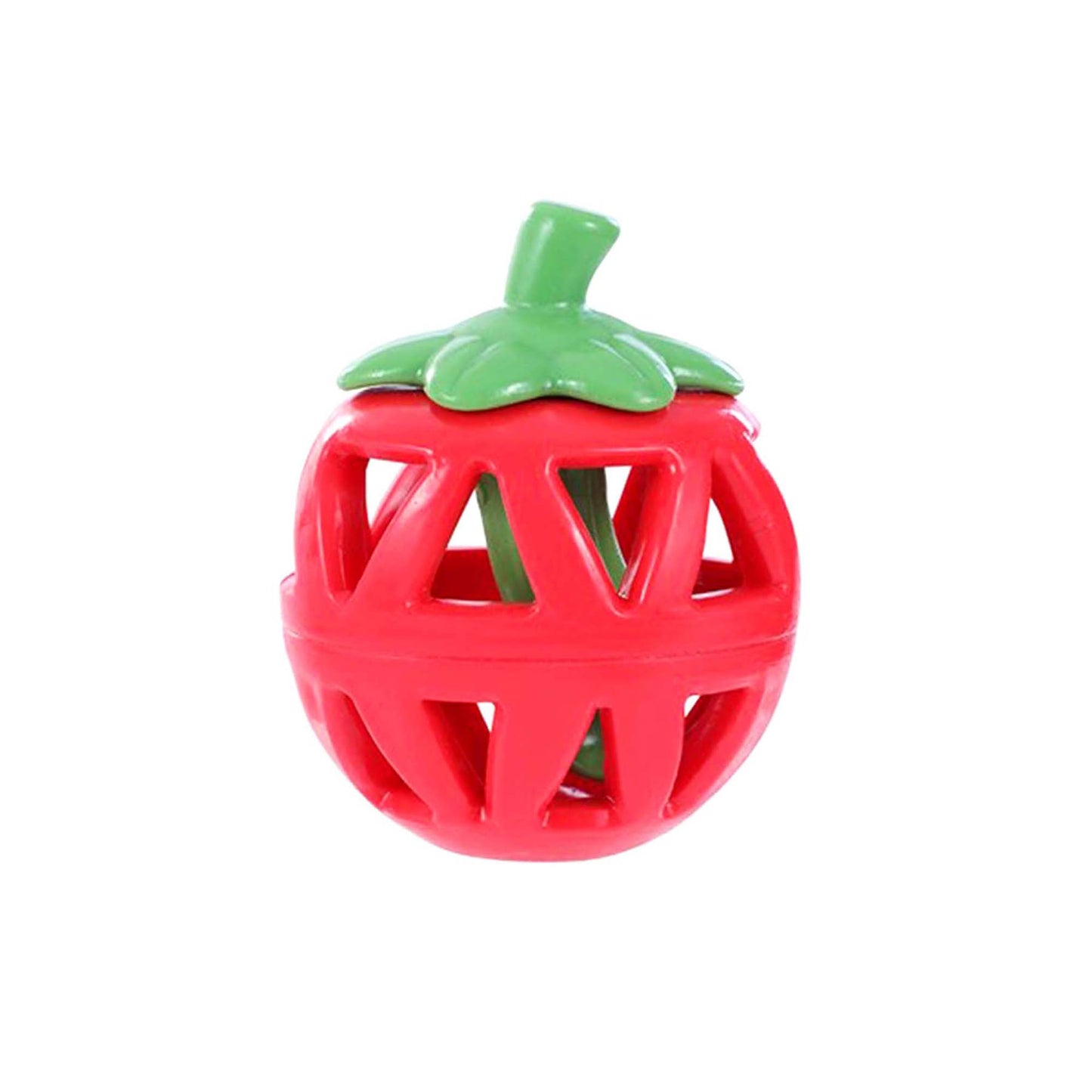 TOOTHY FROOTHY TPR TREAT TOY - STRAWBERRY