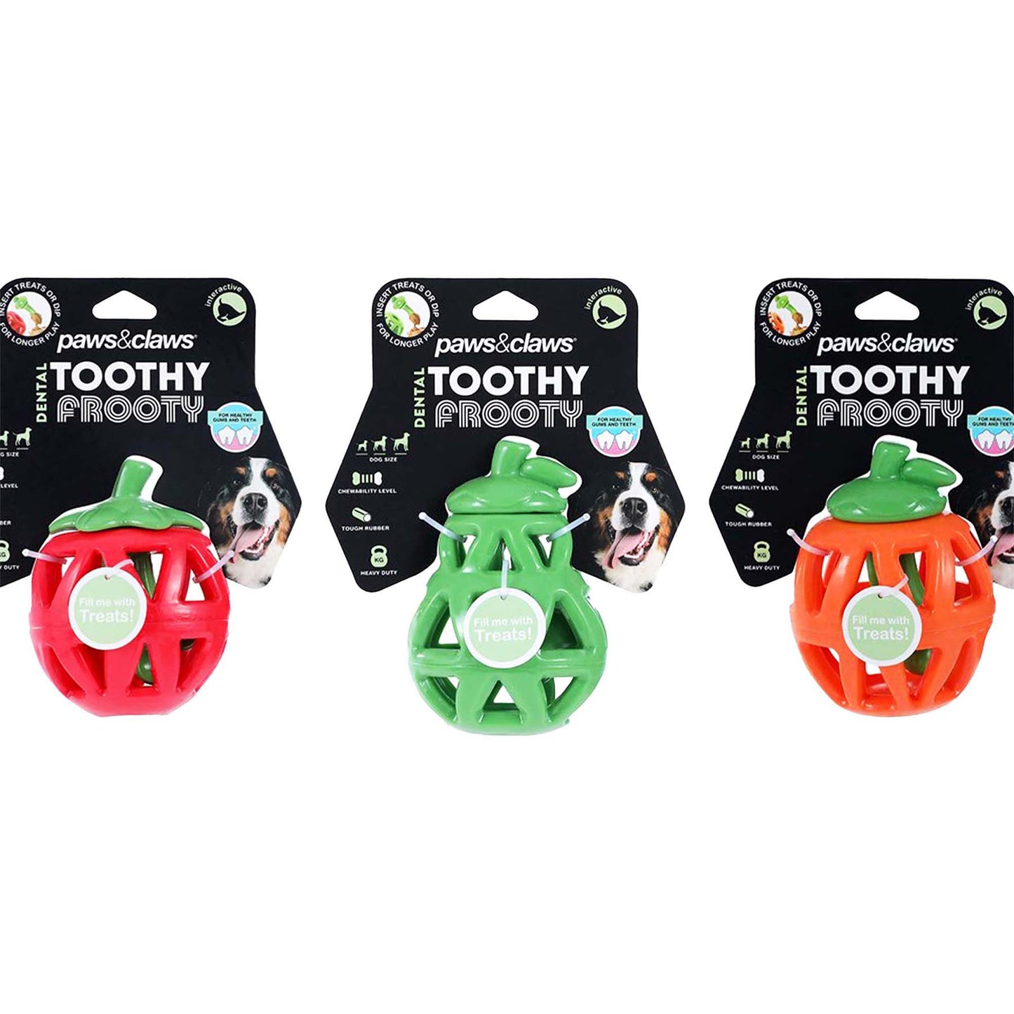 TOOTHY FROOTHY TPR TREAT TOY - PEAR