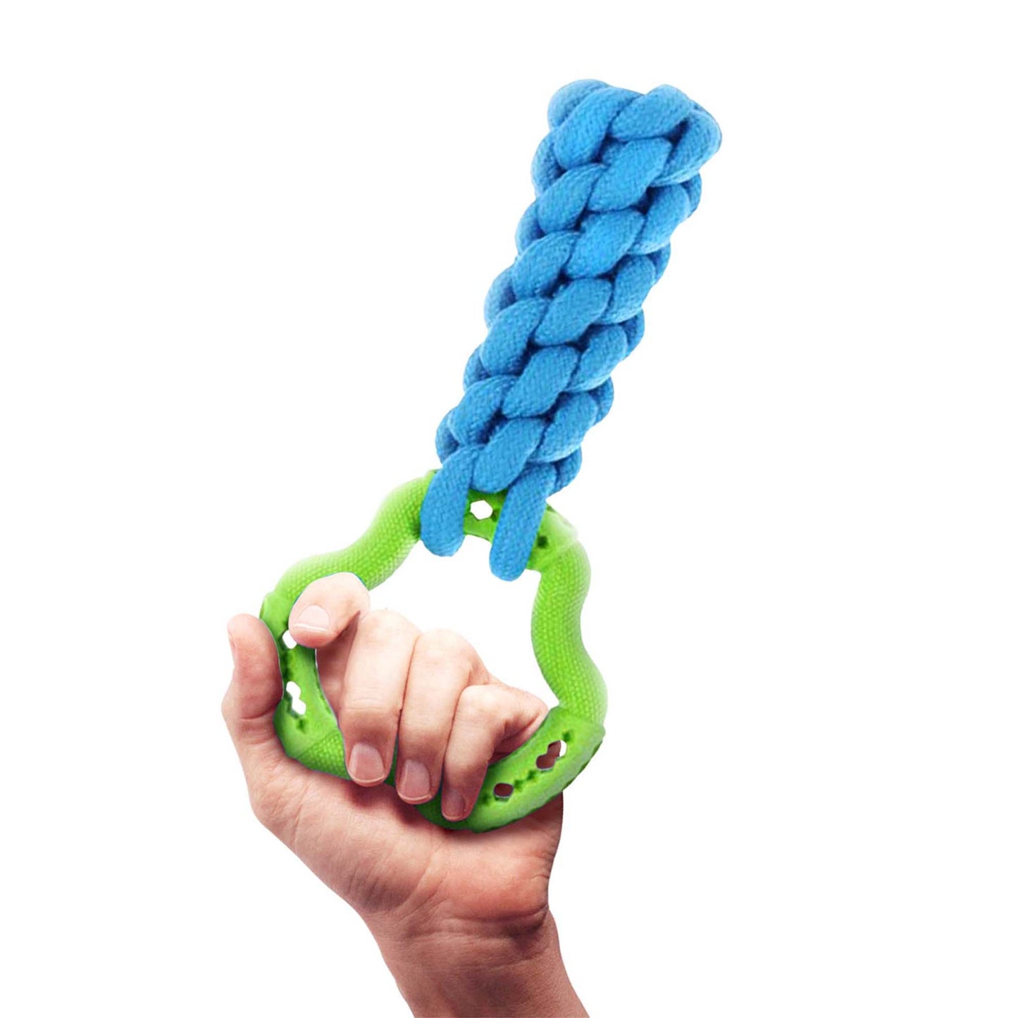 FETCH N' PLAY RING + ROPE TUGGER 2 COLOURS