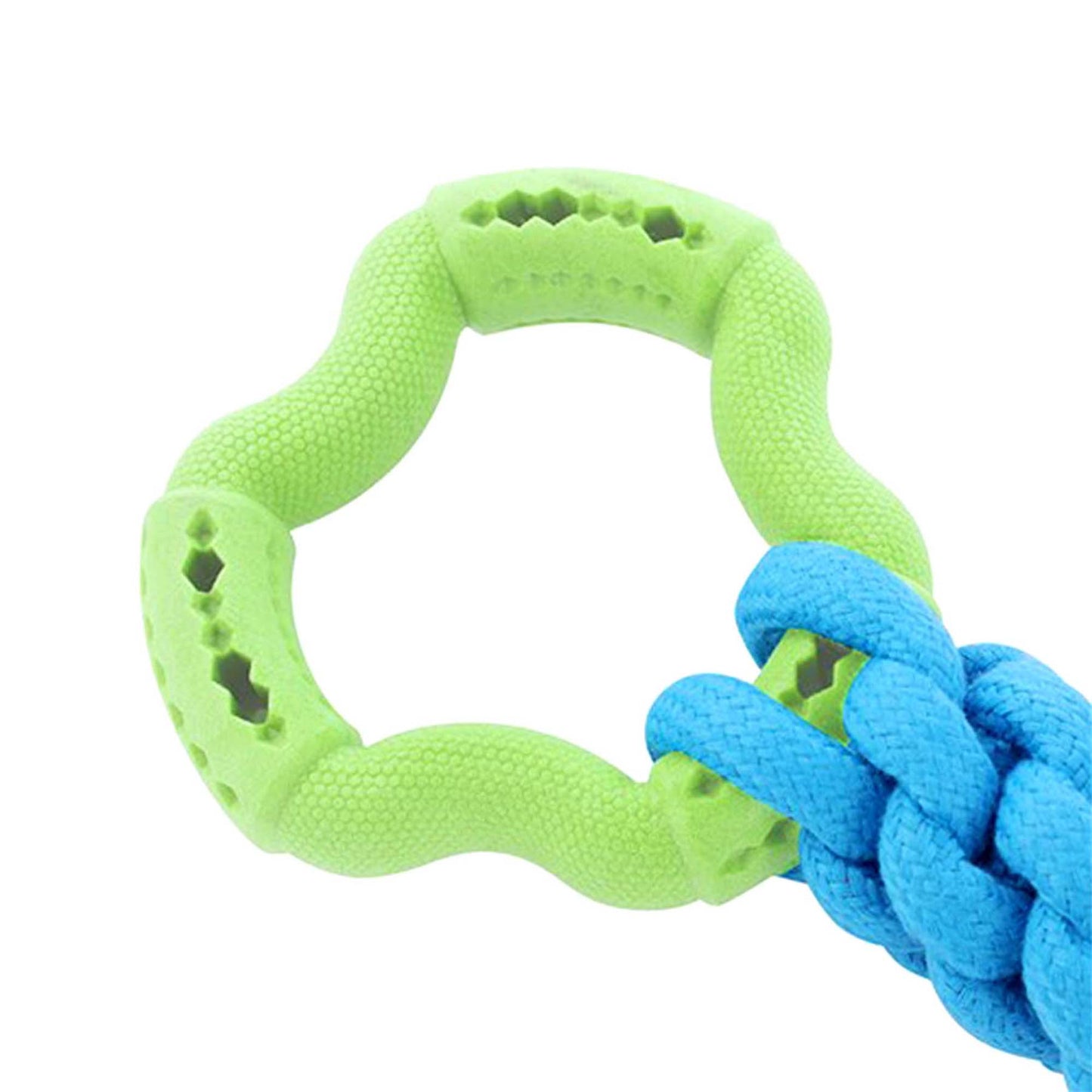 FETCH N' PLAY RING + ROPE TUGGER 2 COLOURS