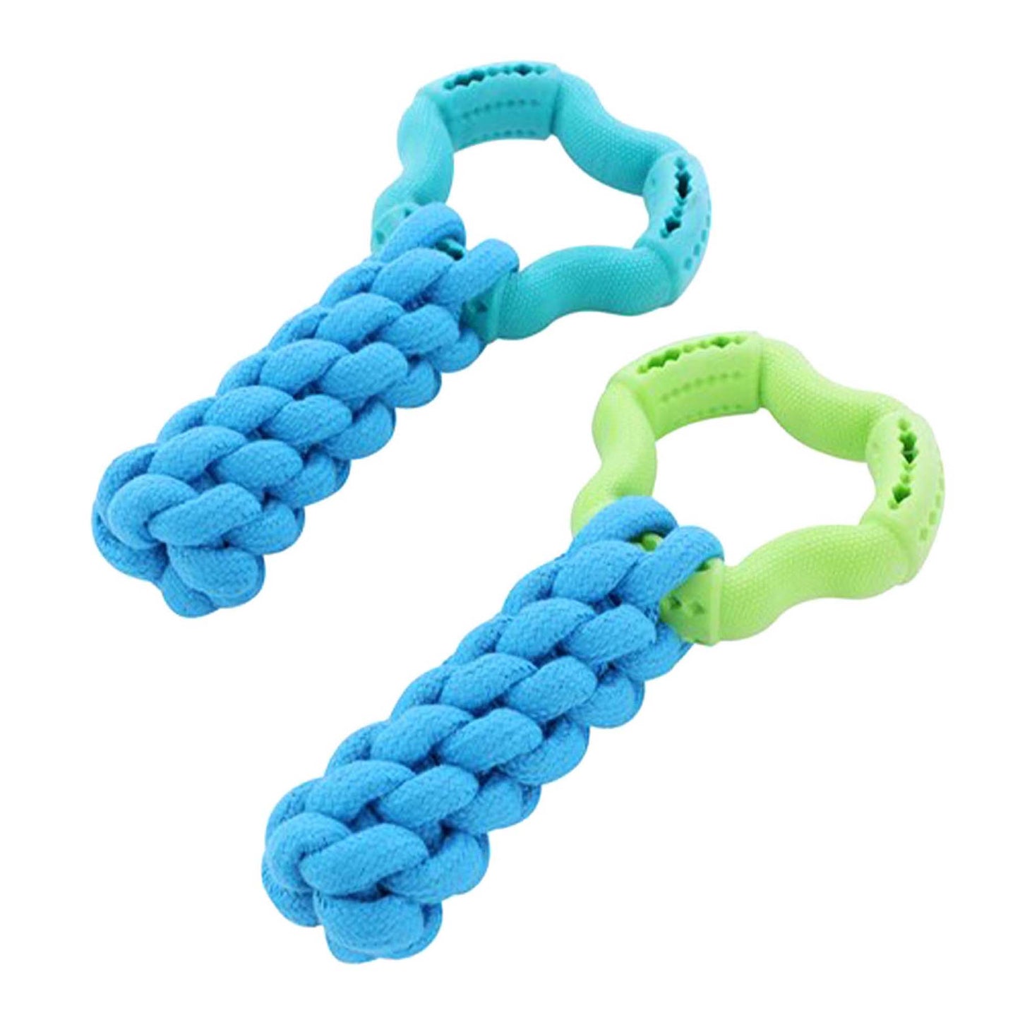 FETCH N' PLAY RING + ROPE TUGGER 2 COLOURS