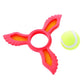 FETCH FLYER FOAM DART WITH TENNIS BALL 3 COLOURS