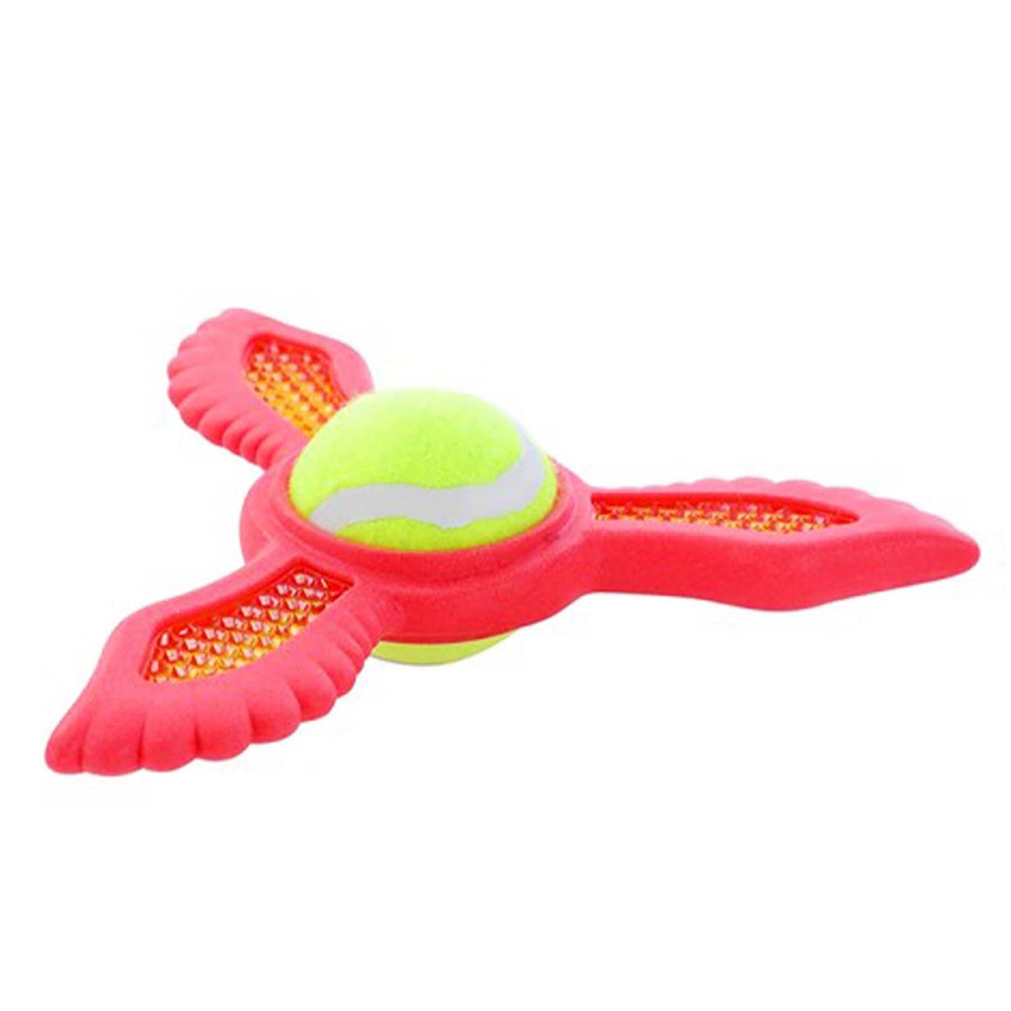 FETCH FLYER FOAM DART WITH TENNIS BALL 3 COLOURS