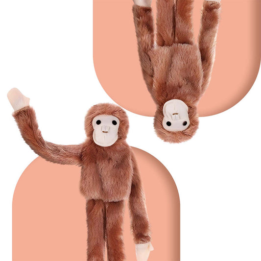 ORANGUTAN PLUSH PET TOY 2 COLOURS