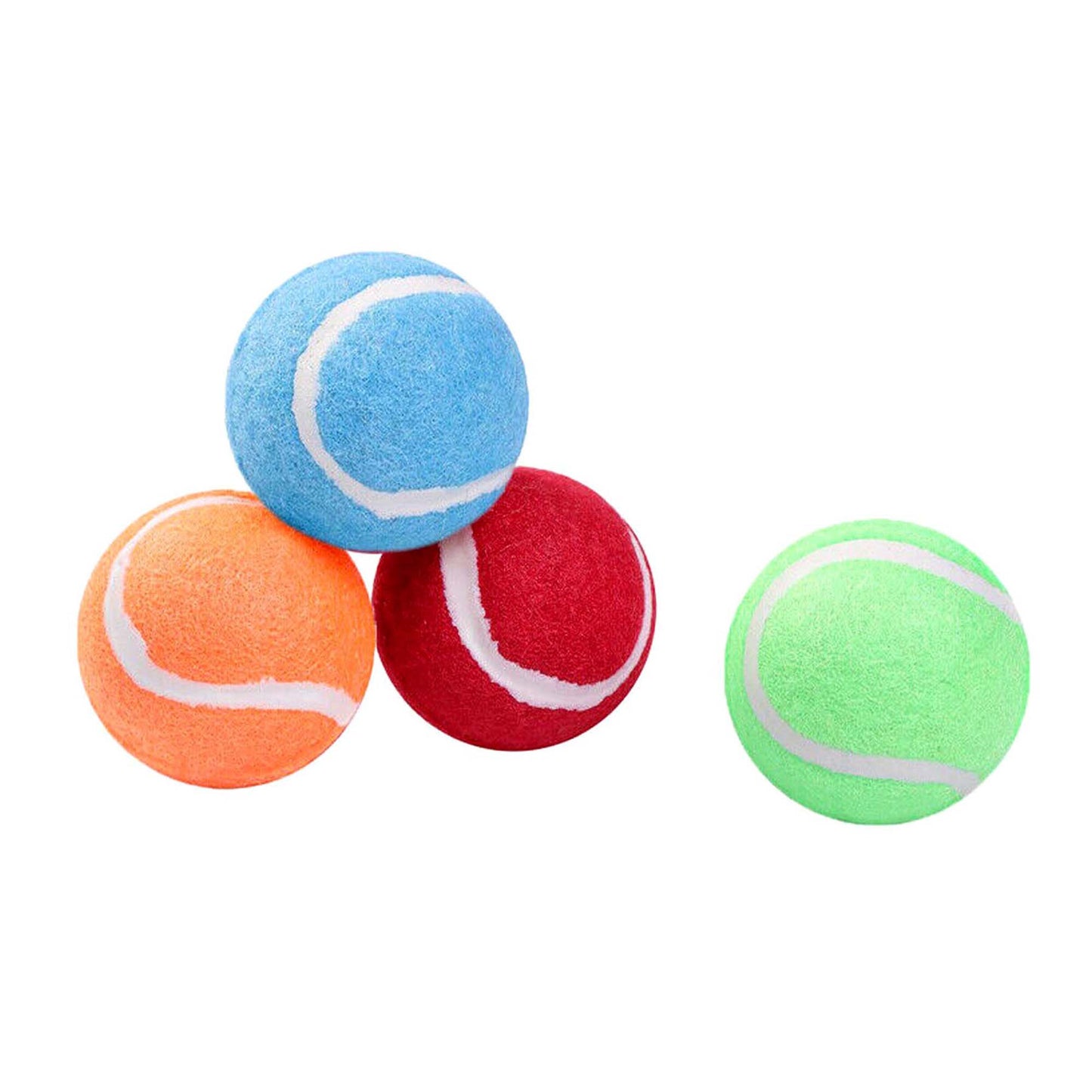 MINI TENNIS BALL 4/16PK 4CM 4 COLOURS