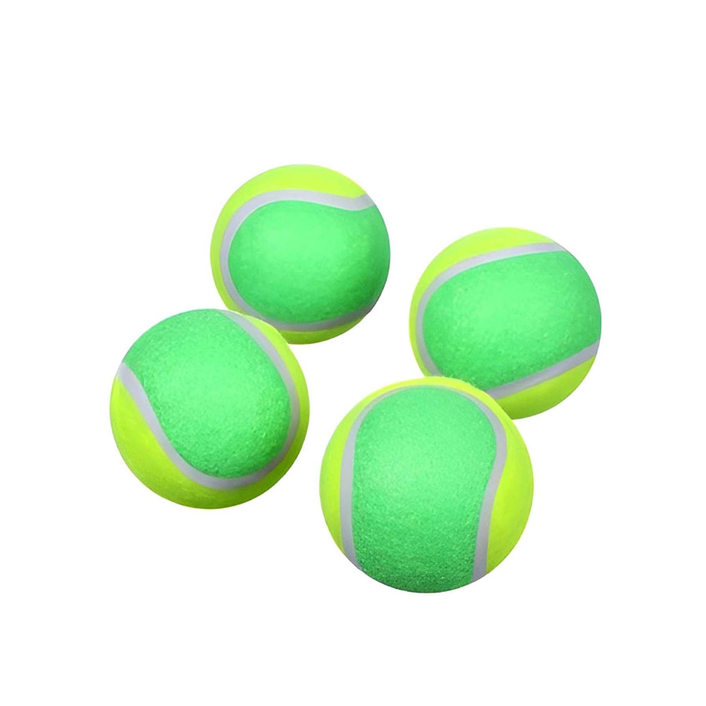 MINI TENNIS BALL 4/12PK 4CM 3 COLOURS