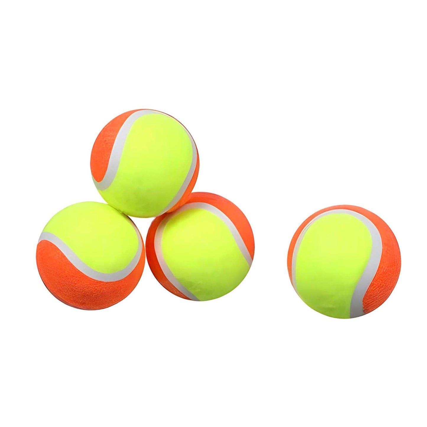 MINI TENNIS BALL 4/12PK 4CM 3 COLOURS