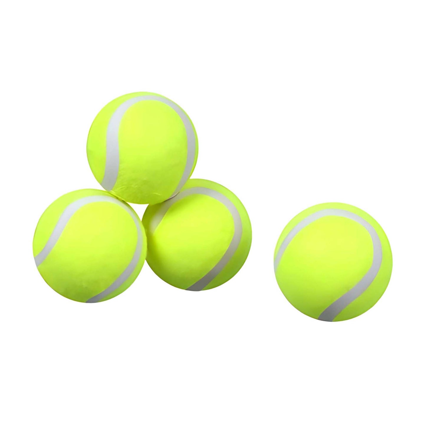 MINI TENNIS BALL 4/12PK 4CM 3 COLOURS