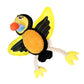 PLUSH PARROT WITH ROPE LEGS SERIES 3 COLOURS